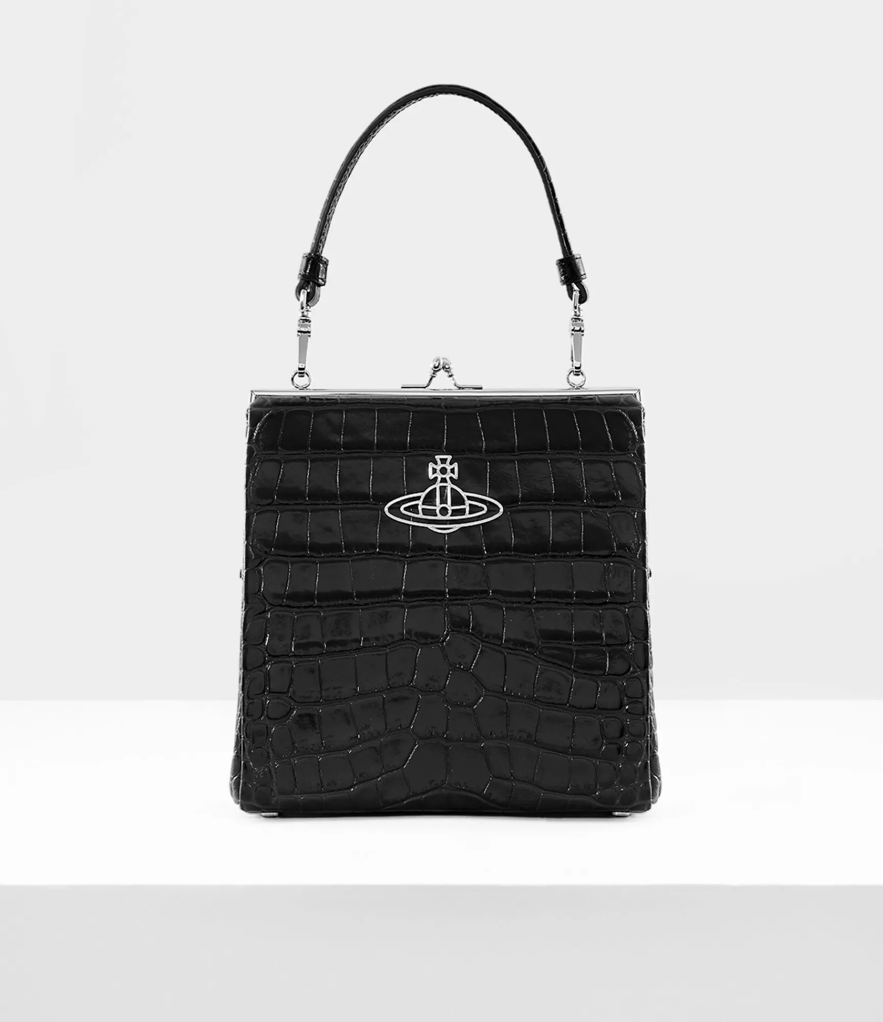 Vivienne Westwood Handbags*Square frame purse Black