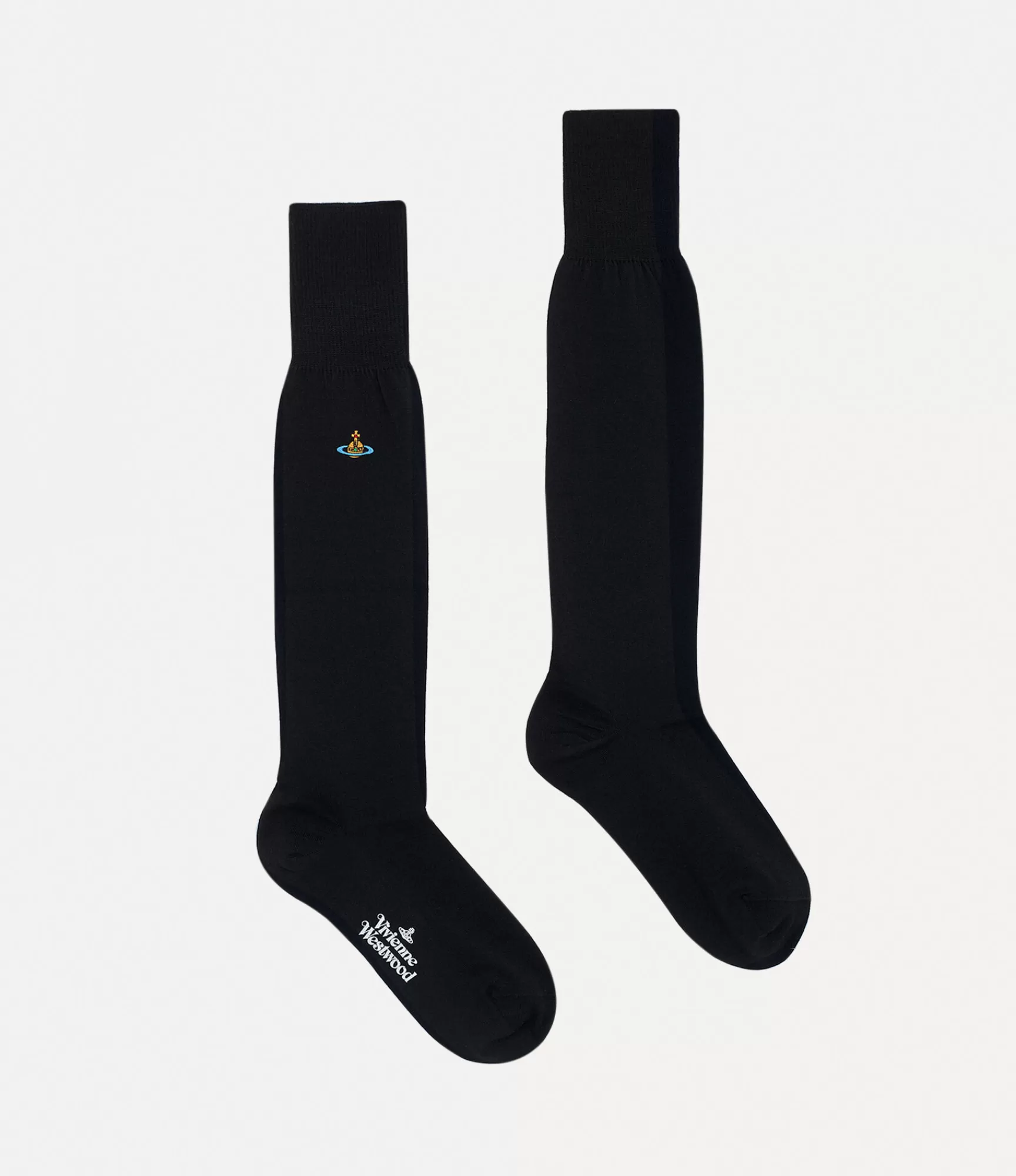 Vivienne Westwood Socks | Socks and Tights*UNI COLOUR HIGH SOCK Black