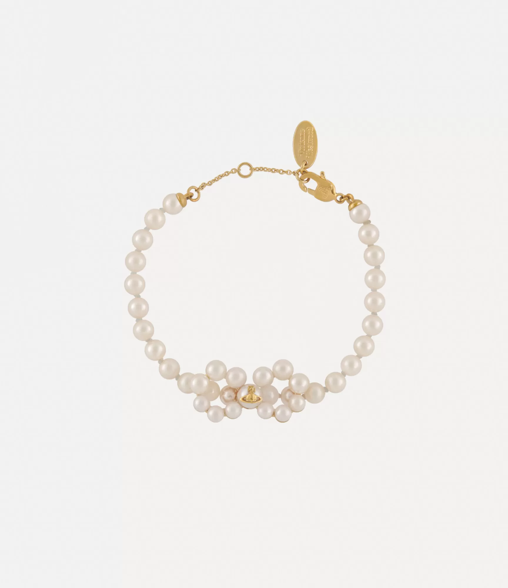 Vivienne Westwood Bracelets*Viviana bracelet Gold / Creamrose Pearl