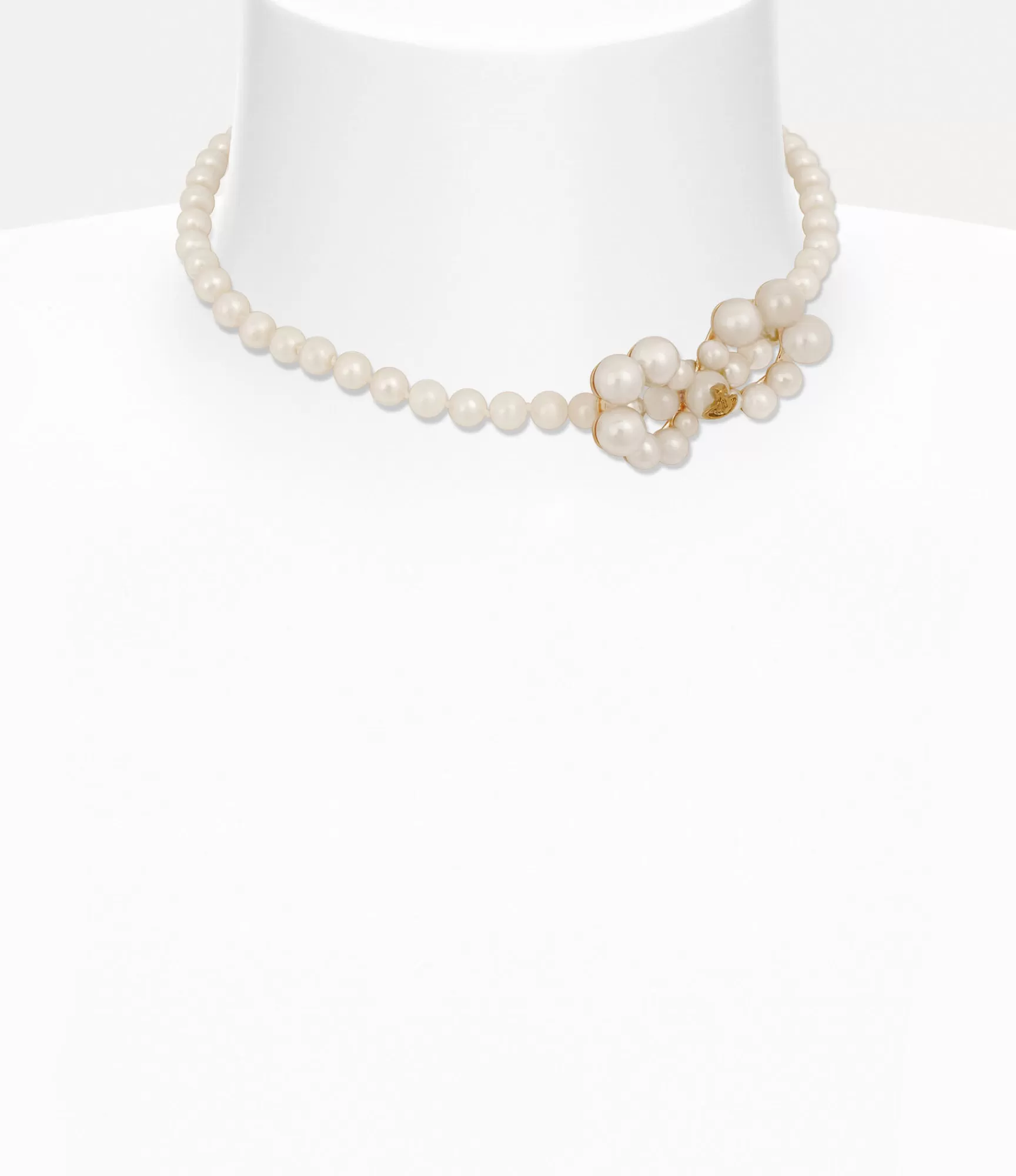 Vivienne Westwood Necklaces*Viviana choker Gold / Creamrose Pearl